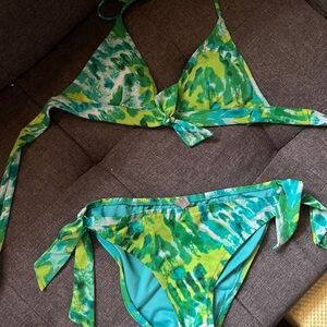 Victoria's Secret Turquoise and Green Bikini
